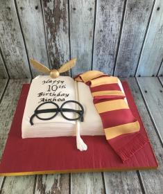 harry potter book birthday cake