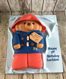 paddington bear birthday cake