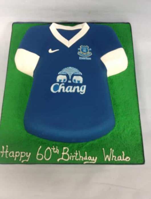 Everton  jersey birthday cake