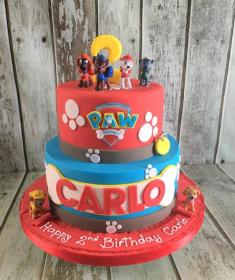 paw patrol birthday cake