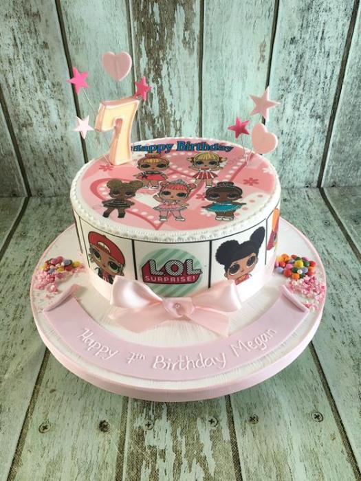 lol doll cute cake tv programme pink cake cute cake girls cake