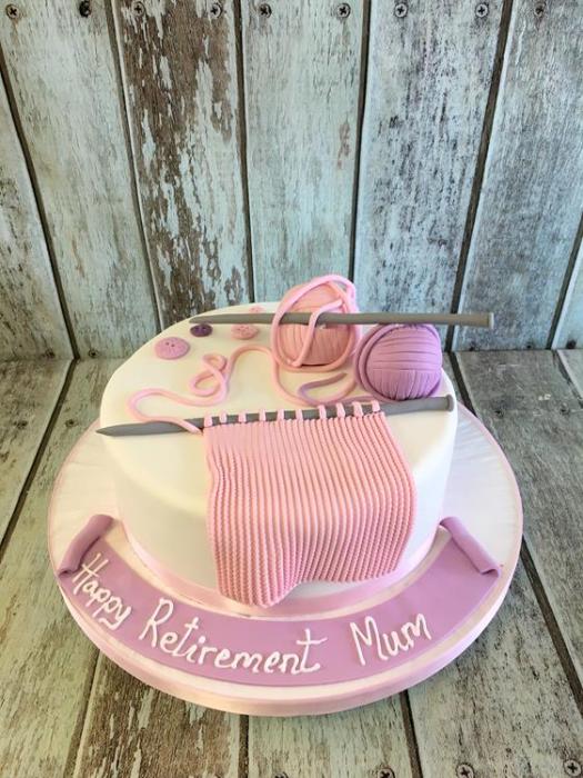 knitting cake hobby cake granny cake  wol cake dublin ireland