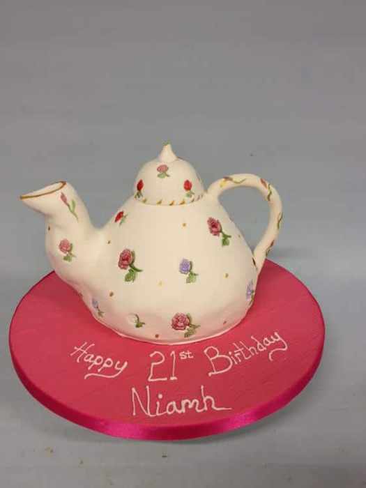 Tea pot birthday cake