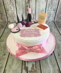 make up cake pretty cake girls cake  dublin ireland