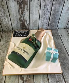 champagne cake birthday cake engagement cake dublin ireland