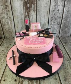 make up pretty pink girls cake dublin ireland