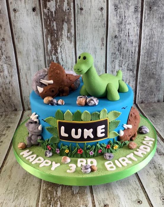 dinasaur cake jurasic park cake cute cake chioldrens cake dublin ireland