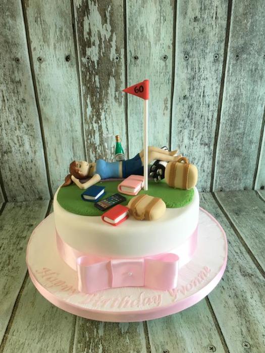 sports woman hobbie cake youga cake birthday cake dublin irela