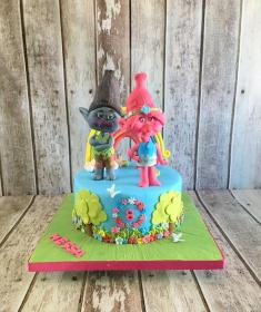 trolls birthday cake bright cake fab cake girls cake dublin ireland