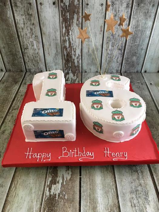 number 16 cake Birthday cake