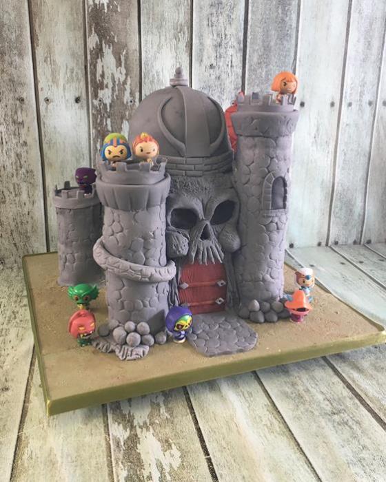 castle gray skull cake  castle cake , birthday cake skull cake dublin ireland