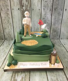 golf birthday cake