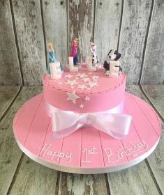 frozen birthday cake pink cake girl cake dublin irelan