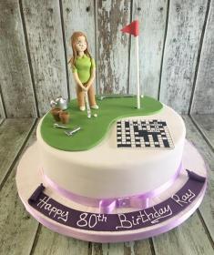 golfing cake golf cake mans cake womens cake sports cake dublin ireland