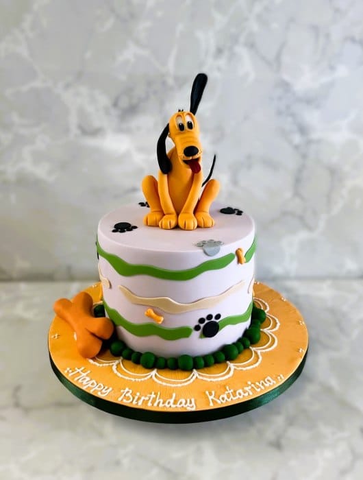 Pluto Birthday cake