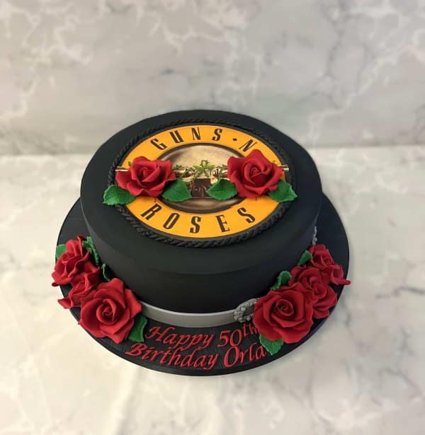 Guns N' Roses Birthday cake