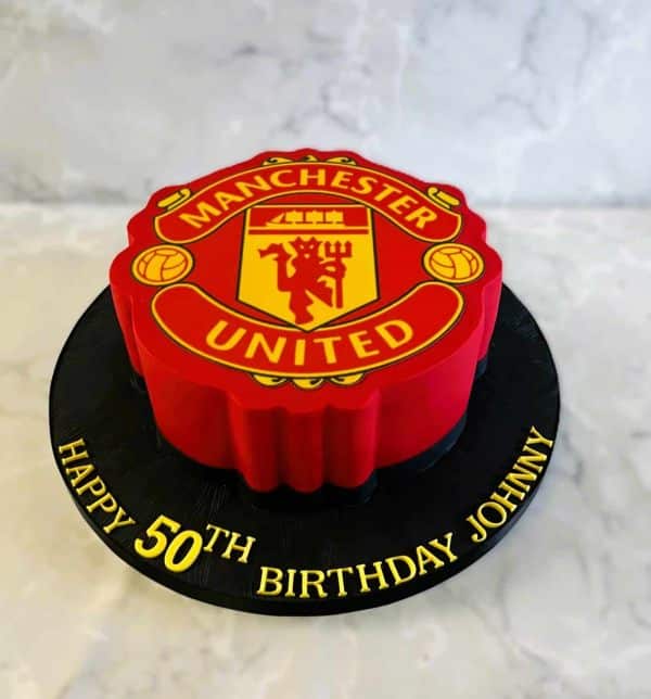 Man United birthday cake