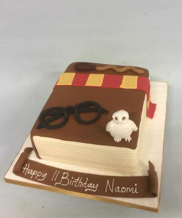 Harry Potter book cake
