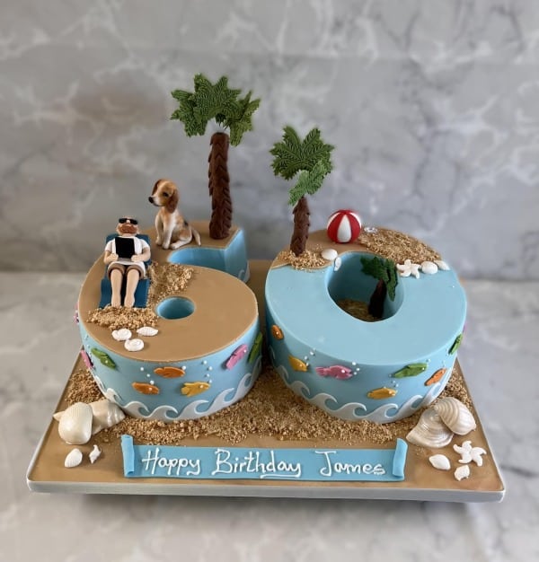 Number cake 60th Birthday