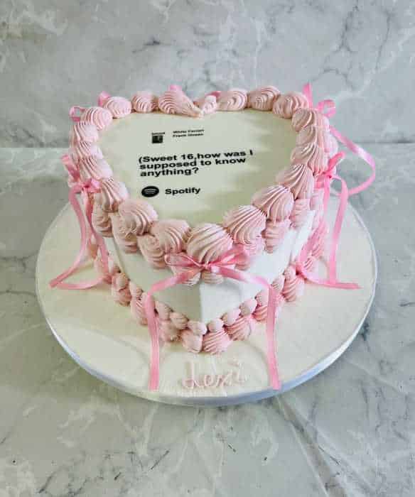 How was I suppose to know anything sweetheart  birthday cake