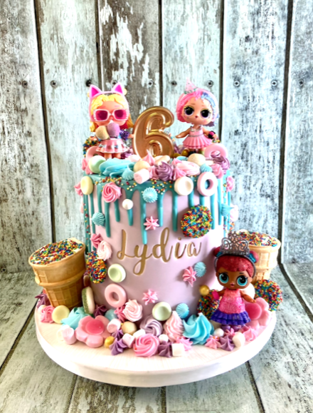 LOL-dolls-birthday-cake-
