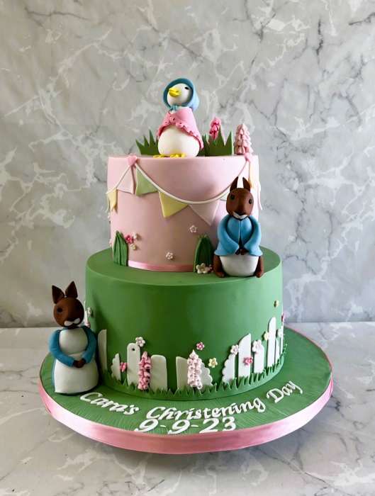 Peter-rabbit-and-friends-birthday-cake-