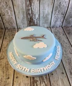 aeroplane birthday cake