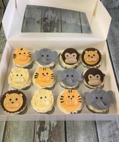 animal face cup cakes