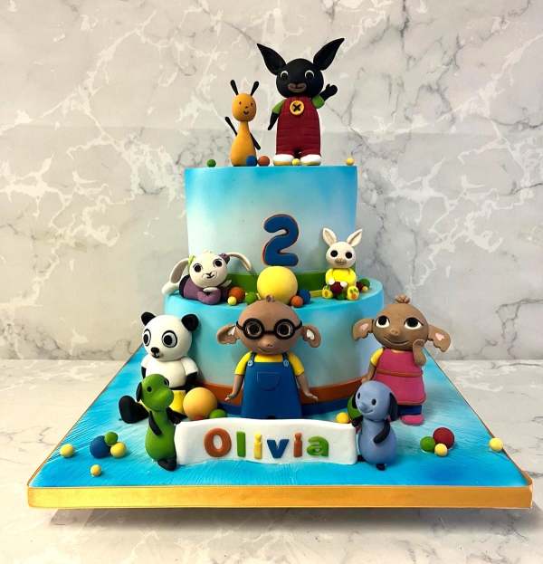 Bing Bunny Birthday cake