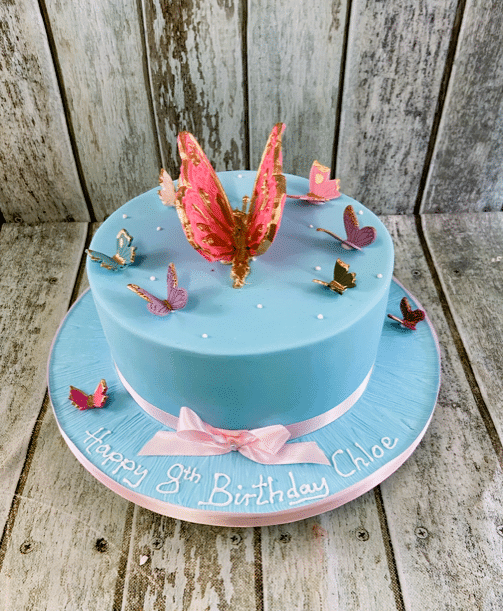 butterfly's birthday cake
