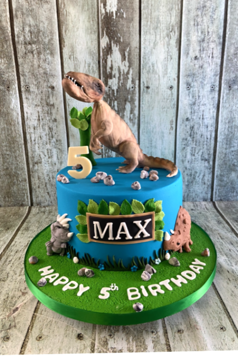 dinasaur-T-REX-birthday-cake