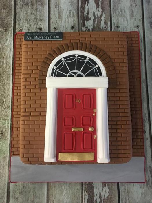 georgin door birthday cake