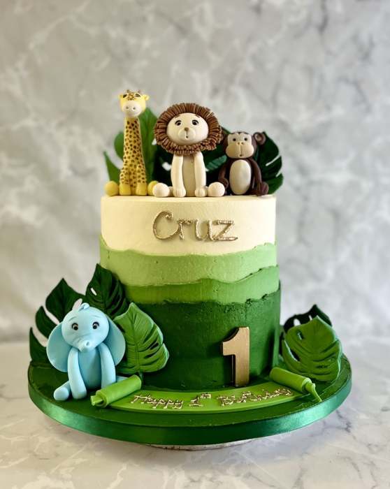 jungle-cake-birthdauy-cake-