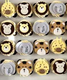 jungle-themed-cup-cakes-with-sugar-hand-made-faces