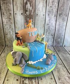 lion king birthday cake