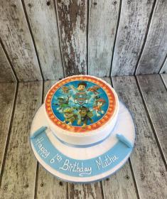 paw patrol birthday cake