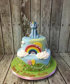 rainbow dash my little pony birthday cake