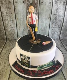 shaun of the dead birthday cake