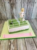 lady playing tennis sports cake dublin ireland