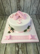 ballrina slippers cake birthday cake dublin  ireland