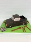 Pick up truck birthday cake