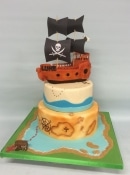 Pirate birthday cake