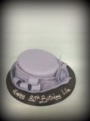 Ladies hat birthday cake