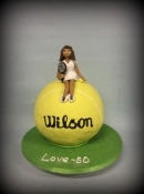 Tennis ball  birthday cake