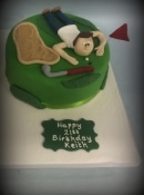 Golf birthday cake