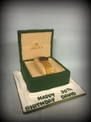 Rolex watch cake