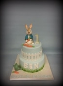 Peter rabbit birthday cake