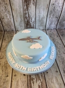 aeroplane birthday cake