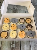 animal face cup cakes