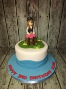 pirate girl birthday cake